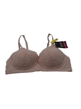 NEW Maidenform M Soft Support Wireless Lace Bralette Pink Size M DM2314